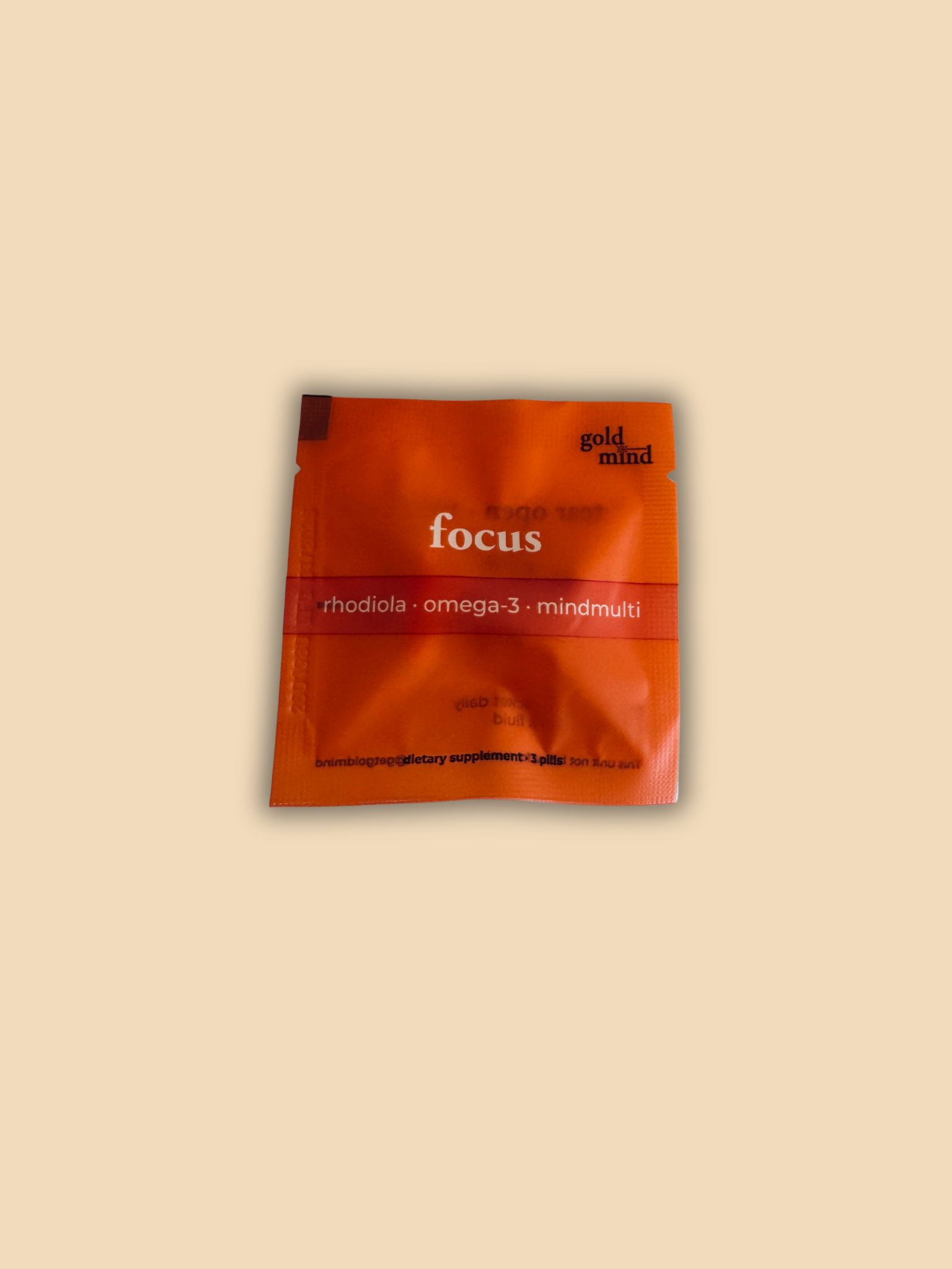 Goldmind Focus daily supplement sachet
